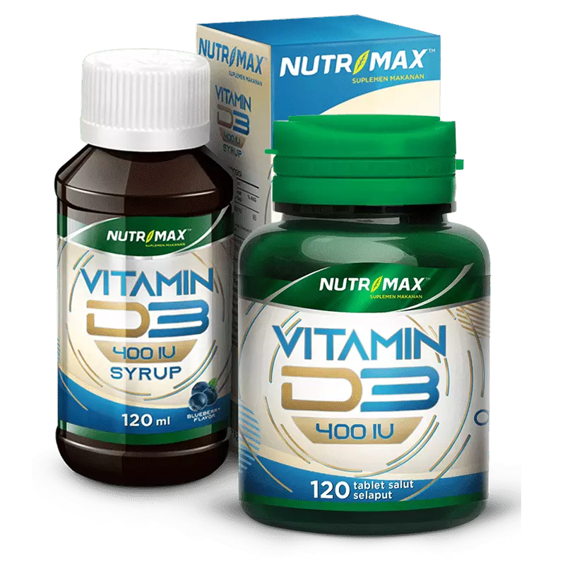 Nutrimax Vitamin D3 400IU