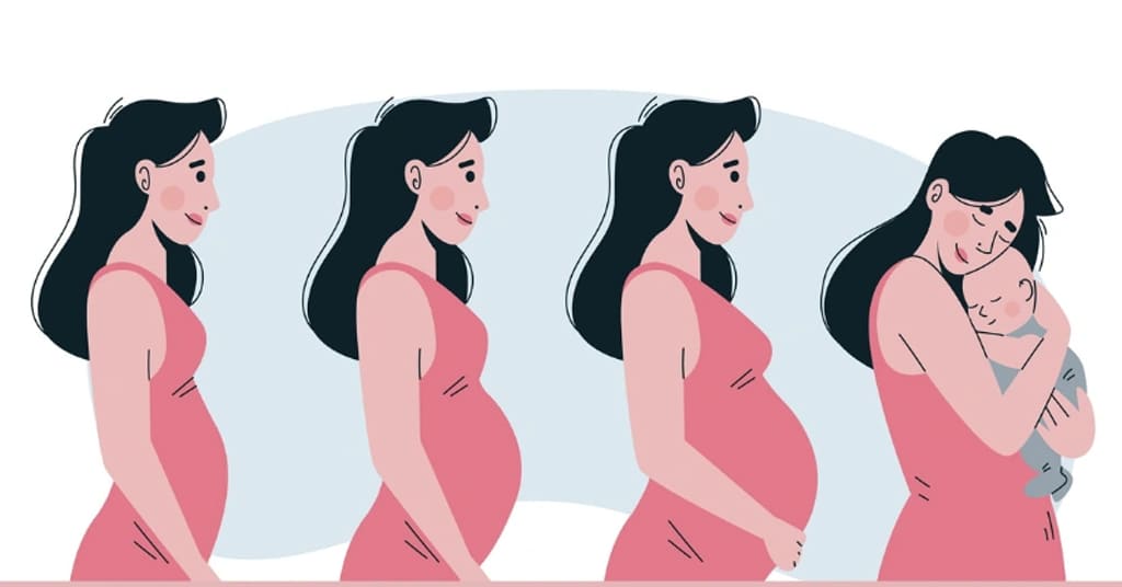 kehamilan trimester 3: Perubahan Tubuh Ibu Hamil
